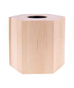 LAMPADA DA TAVOLO  ONLI "FOFI" ROTONDA LEGNO DI ROVERE, E27